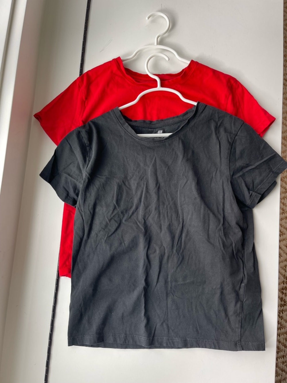 H&M Kids Short Sleeve Tees - Red & Charcoal